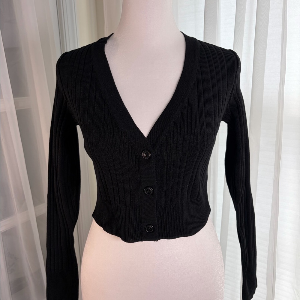 Princess Polly Black V-Neck Sweater